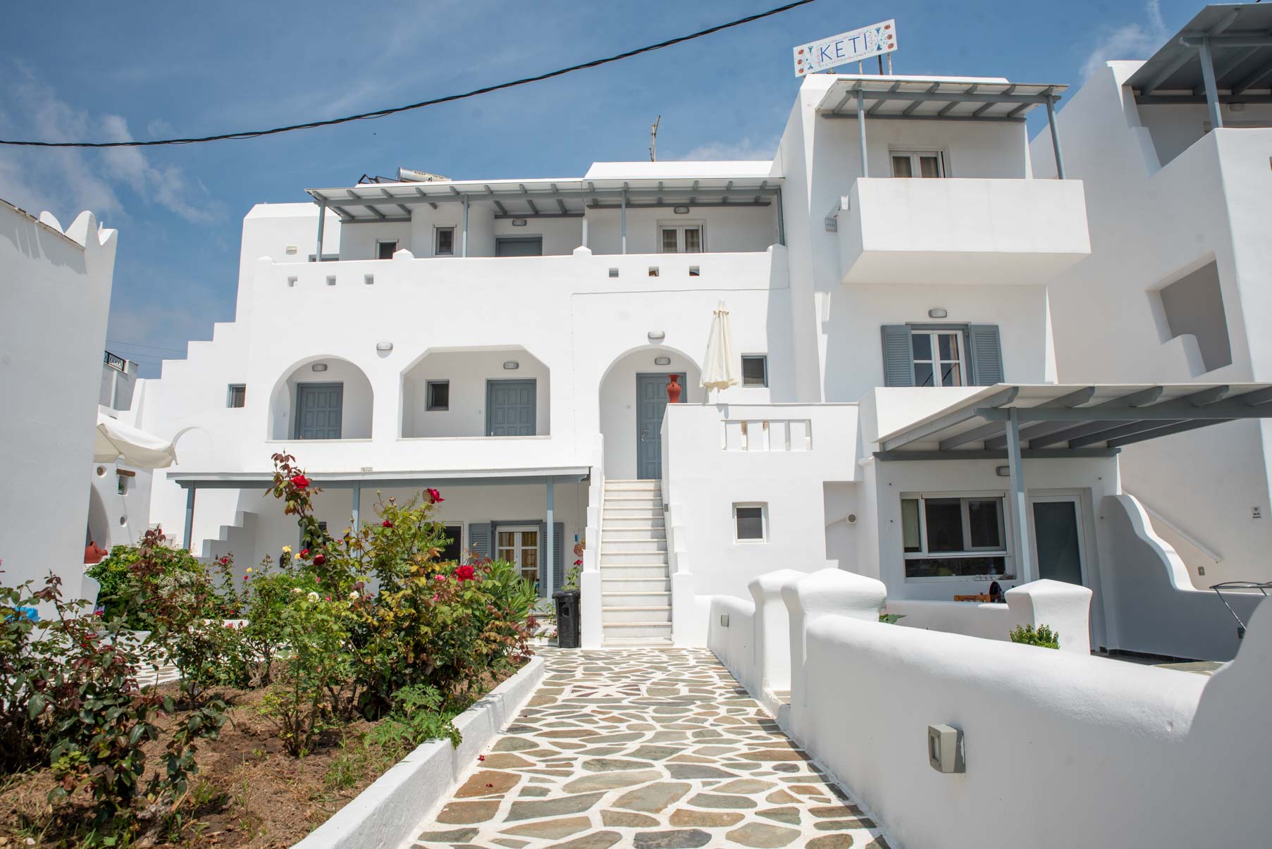 Keti Kapri Studios garden exterior